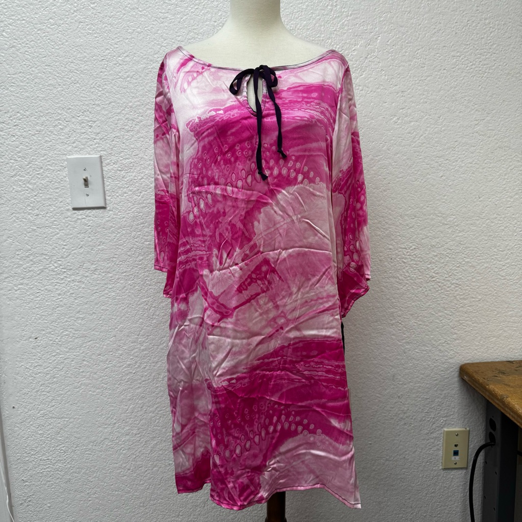 Hale Bob Women's Clothing Sample Sales, Brand New , Printed Silk Dress (Hb094)